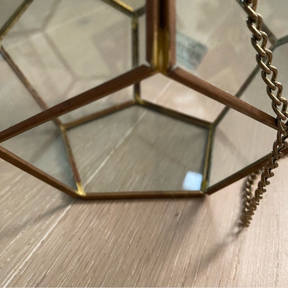 Glass Geometric Sphere Prism Terrarium - Picture 4 of 7